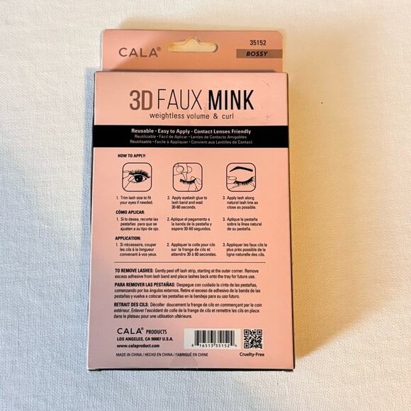 CALA 3D Faux Mink Weightless Volume & Curl Bossy Multi-pack  Strip Lashes NWT - Picture 2 of 13